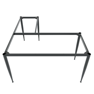 Industrial-Style Heavy Duty Steel L-Shaped Desk Legs 140x150cm for <b>Tables</b> & <b>Chairs</b> HCCN017 - Product Image 1