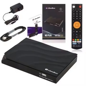 Ensemble vSeeBox V3 Pro plus v2 de HAUTE QUALITÉ avec télécommande vocale Ultima te 8K Android TV Box - Product Image 3