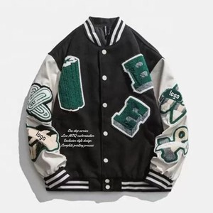 Chaquetas Bomber Varsity de Invierno para Hombre, Personalizadas, de Alta Calidad, de Lana y Lona, Diseño Uniforme para Exteriores, con Letras Bordadas, Transpirables - Product Image 6