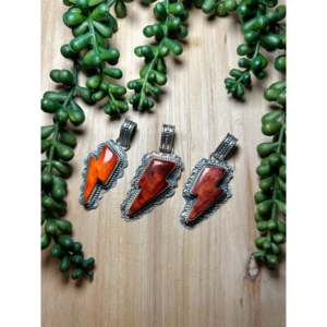 Colgante Navajo hecho a mano de ostra espinosa y plata de ley con engaste de bisel, oro rosa y platino, amuleto religioso con patrón numérico - Product Image 4