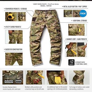 Veste cargo brodée taille haute imperméable coupe-vent respirante légère extensible décontractée Jogger Voyage en plein air 4 poches - Product Image 4