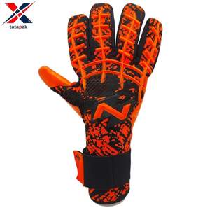 Gants de gardien de but de football unisexes pour adultes, fabriqués sur mesure par le fabricant direct, à doigts entiers, imperméables, avec sangle de poignet réglable, haute qualité - Product Image 4