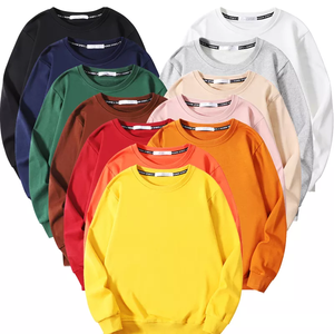 Sudadera Clásica de Invierno para Mujer, Manga Larga, Lisa, Talla Grande, Cuello Redondo, Resistente al Viento, Ecológica, de Spandex/Algodón - Product Image 3