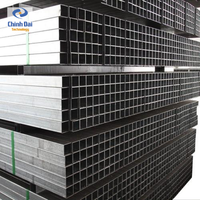 La mejor oferta Tubo de acero de sección hueca cuadrada (SHS/ RHS/ CHS) Tubo de acero al carbono galvanizado para construcción de edificios Tamaño ERW