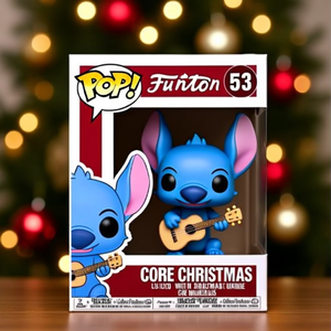 Funko POP! Figura Navideña L&S Stitch con Núcleo de Ukelele - Product Image 3