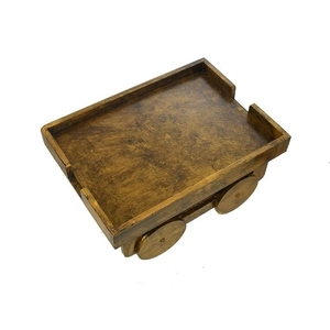 Plateau de service de collations en chariot en bois de haute qualité personnalisé en vrac pour restaurant hôtel usage domestique - Product Image 1