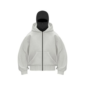2025 hommes cagoule à capuche tenue chaude pour hommes demi fermeture éclair Double à capuche polaire sweat unisexe automne hiver femmes - Product Image 4
