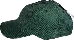 Chapeau de camionneur réglable en velours côtelé solide 100% coton unisexe casquette de polo vintage avec broderie 3D pour le sport - Product Image 4