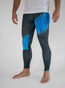 Collants de compression en coton/fibre de bambou pour hommes, leggings de course, fitness, gym, musculation, leggings de course personnalisés - Product Image 5