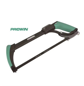 PROWIN charpentier 12 "cadre de scie à métaux tubulaire carré avec poignée en aluminium poignée souple ferme bricolage outil de coupe coupe du bois - Product Image 1