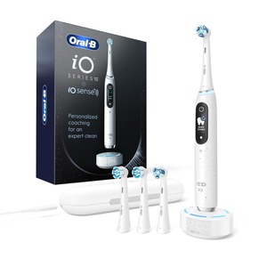 Venta al por mayor original Oral-B IO Sense negro/blanco eléctrico recargable cepillo de dientes suave diseño plegable Blanqueamiento Dental libre - Product Image 2