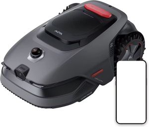 เครื่องตัดหญ้าอัตโนมัติ LlDAXS' Ultra 1000 สำหรับพื้นที่ 0.25 เอเคอร์ ระบบทำแผนที่คู่ ไร้สาย ปรับความสูงการตัดได้ - สีดำ พร้อมการรับประกัน - Product Image 3