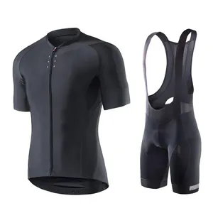 Uniforme de cyclisme personnalisé de haute qualité pour hommes, chemises respirantes à manches courtes et à séchage rapide, vêtements de sport d'été, options de taille plus - Product Image 1