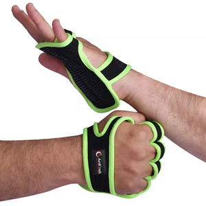 High Men's Breathable Non-<b>Slip</b> Lightweight Leather <b>Half</b>-Finger Gym Gloves Fingerless Fitness Workout Outdoor Sports Weight - Product Image 5