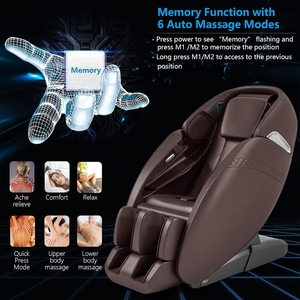 Luxury Cheap <b>Price</b> Commercial <b>Massage</b> <b>Chair</b> Zero Gravity Full Body Airbag Decompress Foot Waist Focus Head Fit Music - Product Image 6