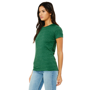 T-shirt sur mesure pour femmes en coton de haute qualité pour le confort de l'été et le style écologique avec décoration de boutons - Product Image 2