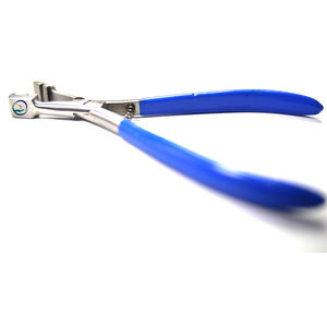 Pince à extensions de cheveux en acier inoxydable avec poignée orange, 6 mm, outil à micro-perles pour la formation de capsules, outils professionnels de salon - Product Image 3