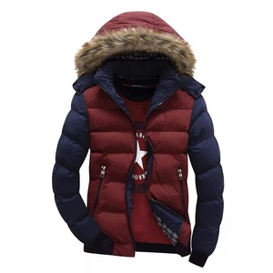 HEXIQON INTERNATIONAL Veste parka à capuche pour homme avec bordure en fourrure, design décontracté d'hiver, tissu de qualité supérieure, portable - Product Image 1