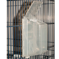 Mangeoire en plastique pour oiseaux