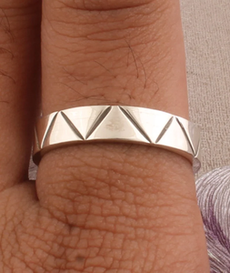 Bague en argent Sterling 925 pour femmes, anneau Anti-anxiété avec Spinner à perles - Product Image 6