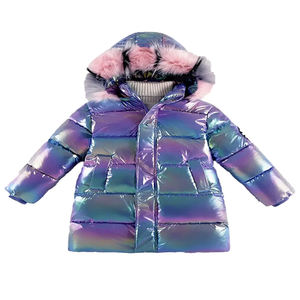 Nouvelle veste matelassée pour femme élégante et de haute qualité, motif tendance, hiver chaud, col rabattu, capuche en fourrure, veste matelassée pour femme - Product Image 1