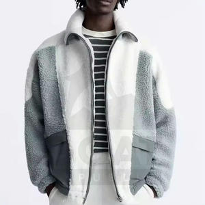 Chaqueta de Invierno Unisex Ajustable de Forro Polar Sherpa con Cuello Alto, Transpirable, Servicio OEM, Exterior de Algodón, Logotipo Frontal - Product Image 6