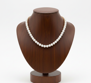 Collier pour femme en perles d'eau douce cultivées de haute qualité, fait à la main, qualité AAA/AA, différentes tailles et formes, certifié par un tiers - Product Image 1