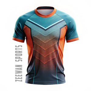 Tendance T-Shirt Sublimé O Neck T-Shirt de haute qualité Nouvelle Collection Derniers prix Sublimation de haute qualité à bas quantité minimale de commande - Product Image 6