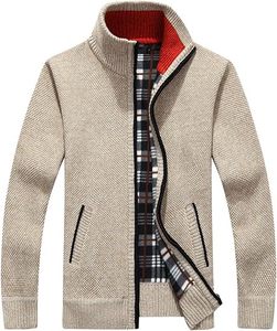 Pull à manches longues en laine/cachemire JAC22 R2224 pour homme, col rond, hiver, standard, aiguille, couleur unie, tricoté, anti-boulochage, logo avant, 320g - Product Image 1