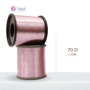 Fil à coudre torsadé haute ténacité Technique d'armure fine pour quilting Broderie Finition lisse Motif teint - Product Image 3