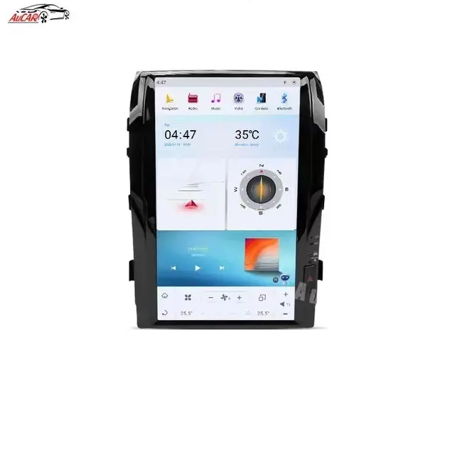 AuCar 16 "REPRODUCTOR DE DVD para coche último Android 11 Auto Radio estéreo GPS navegación Video para Toyota Land Cruiser Prado LC200 2008-2015