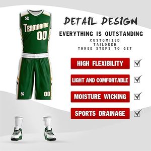 Maillot de basket-ball unisexe personnalisé 100% polyester, maille réversible, sans manches, séchage rapide, respirant, ensemble de vêtements de sport d'entraînement - Product Image 2