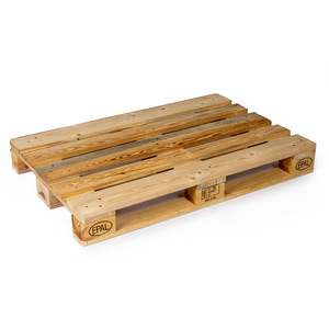 EPAL Euro Palettes en plastique HDPE recyclé double face Heavy Duty 4-Way Entry for Industrial Warehouse Storage-Wholesale Supply - Product Image 1