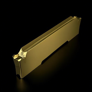 Inserto Indexable ISO GL2-D200G02L12-PRG8330 de 2 mm de Ancho con Recubrimiento PVD Dorado para Herramienta de Torneado, Paquete de 10 - Product Image 3