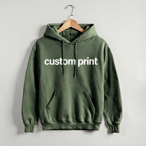 เสื้อฮู้ดผู้ชายสีดำ พิมพ์ลายตามสั่ง มีกระเป๋าหน้า ทรงปกติ ผ้าฝ้ายเฟรนช์เทอร์รี่ สวมใส่สบายๆ สำหรับฤดูใบไม้ร่วง - Product Image 6