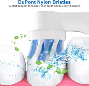 360-Occlusal Surface Clean <b>Round</b> Toothbrush Head Refills Generic for Oral Bs Electric <b>Brush</b> Heads Wholesale Factory - Product Image 6