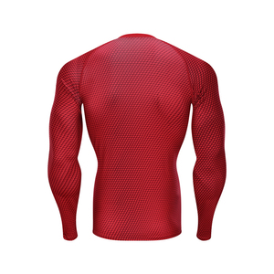 Vente en gros Vêtements de sport pour hommes Combinaison de compression à séchage rapide Adultes Polyester Spandex 5 pièces Gym Fitness Ensembles - Product Image 3