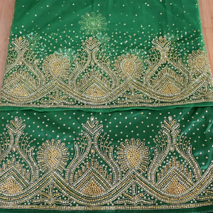 Dernières robes en soie de style George Wrapper africain Headtie nouveau pour femmes - Product Image 4