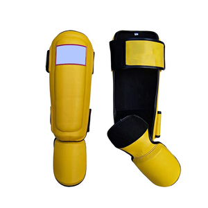 สนับหน้าแข้งสำหรับชกมวยทำจากหนัง PU สินค้าออกใหม่2025ผลิตตามสั่งผลิตจากโรงงานโดยตรงสวมใส่สบายศิลปะการต่อสู้ - Product Image 1