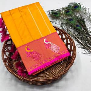 <b>Hot</b> on Sale! Gorgeous Color Wedding& Reception Special New Soft Pethani Silk Weaving Soft and Elegant Wedding Wear <b>Saree</b> - Product Image 6