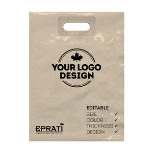 Bolsas de Compras de Plástico Reforzadas y Ecológicas, con Logotipo Personalizado Impreso, para Boutique - Product Image 2