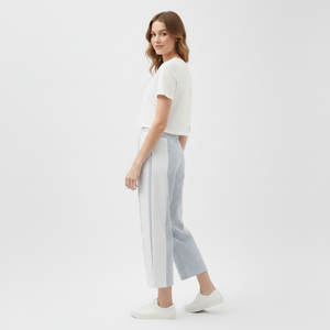 Custom Your Own Lettuce Edge Crop Top Blank Top With New Pattern Women Manufacturer Turkey - Product Image 5