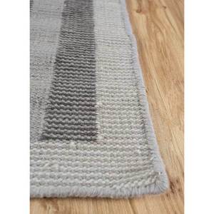Abrash Grey Black Flat Weaves Wool <b>Rug</b> Handmade Geometric Striped Rectangle Hallway Jute <b>Rugs</b> Model ADWP-13003 for Home <b>Bedside</b> - Product Image 4