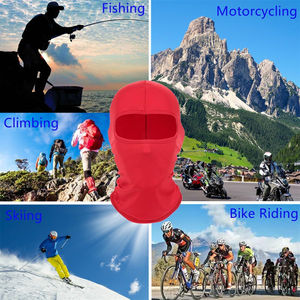 Masque de ski de sport de plein air unisexe, couvre-visage complet, extensible, réglable, coupe-vent, protection solaire, cyclisme, moto - Product Image 4