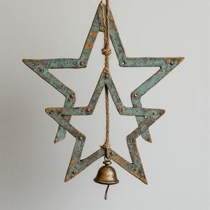 Campana de Viento Golden Breeze, Diseño Art Deco Móvil con Acabado Metálico Liso, Sonido Suave y Elegante para Hogar o Balcón - Product Image 1