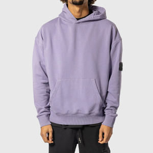 MOVETEXTILE alta calidad sin cuerda transpirable piedra ácido lavado sudaderas con capucha hombres Full Zip Us Boxy 500 GSM Wash Hoodie Top Boys - Product Image 5