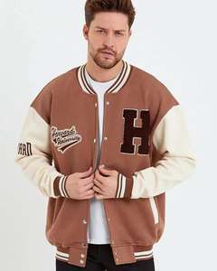 Vestes d'université au design unique pour hommes-Prix d'usine dans toutes les couleurs Tissu de laine d'hiver Col montant Fabricant populaire - Product Image 1