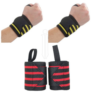 Nuevo diseño, muñequeras de soporte de mano para levantamiento de pesas, muñequeras duraderas de gran oferta, muñequeras de buena calidad - Product Image 2