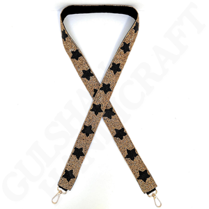 Sangle en coton perlé fait à la main pour sacs élégant bandoulière épaule remplacement sac à main sangle accessoires décoratifs - Product Image 6