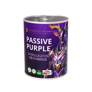 Membrana ermetica liquida viola passiva – Vernice di controllo del vapore applicata a spruzzo e rullo 11,4 kg - Product Image 1